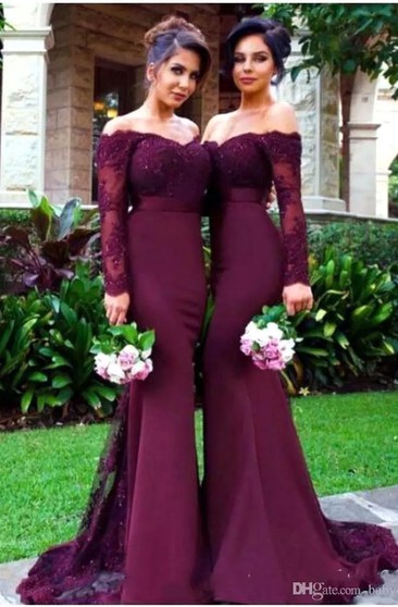 cadbury purple bridesmaid dress