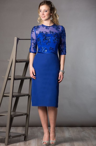 navy blue semi formal dress