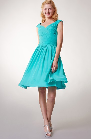 turquoise blue dress