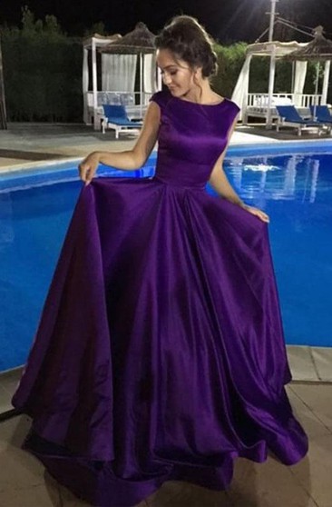 long sleeve dark purple dress