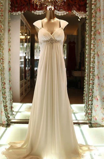 Trendy Empire Waist Wedding Dresses With Sleeves Dressafford