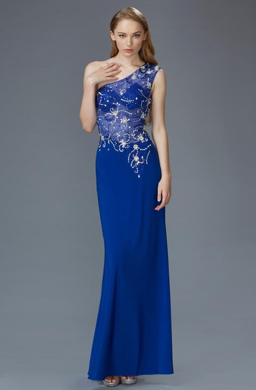 one sleeve prom dresses