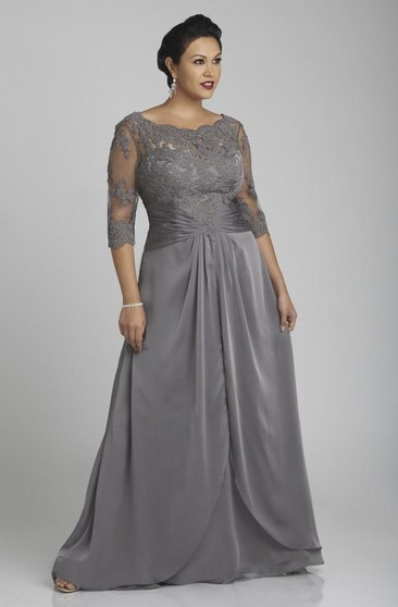 dark grey formal dress