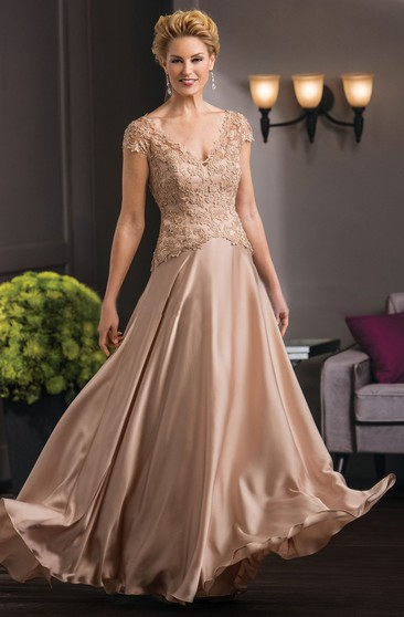 gold mother of the groom dress
