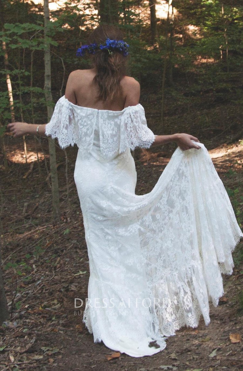 Featured image of post Off The Shoulder Wedding Dress Boho / Wedding dresses to fall in love.